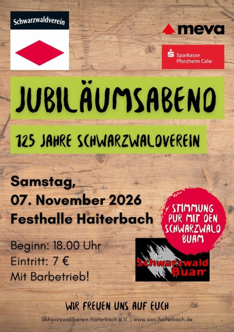 125 Jahre SWV - Jubil&auml;umsabend